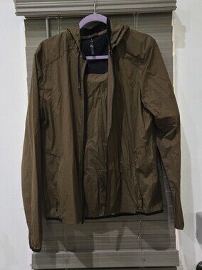 Men's Lightweight Hooded Jacket — Brown